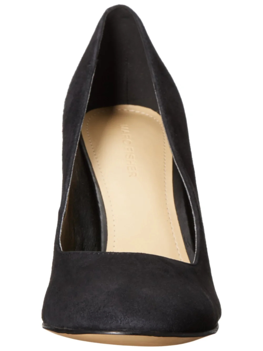 Mark Fisher Women’s Black Almond Toe Block Heel Pumps Size 7M